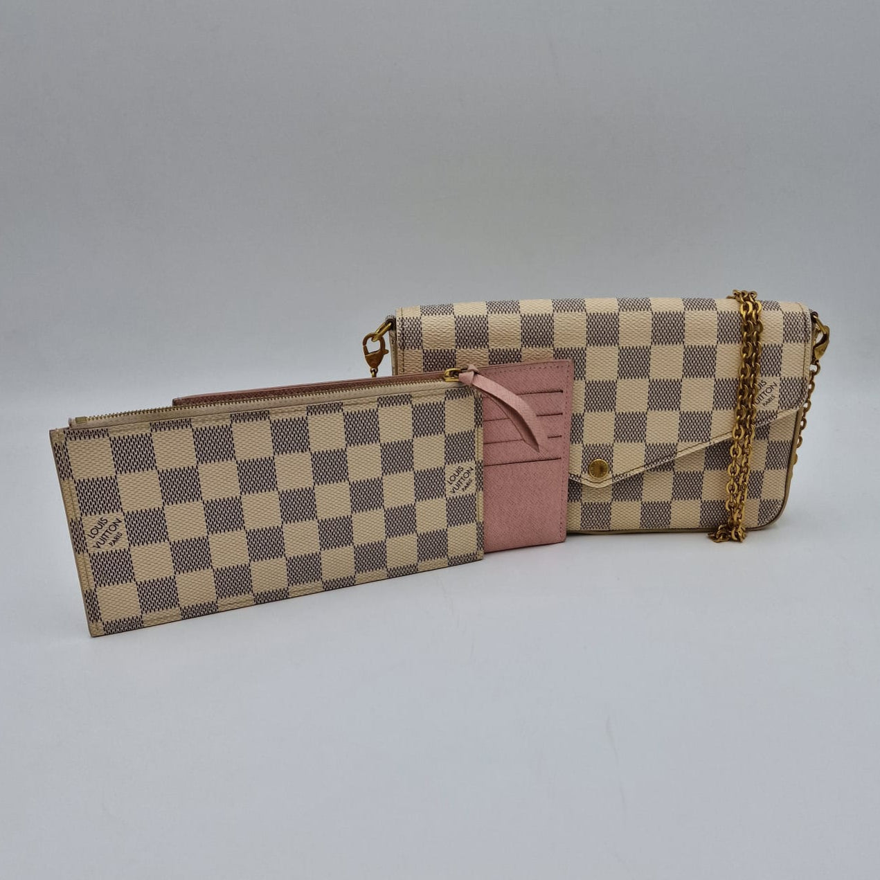 Louis Vuitton Félicie Damier Azur.