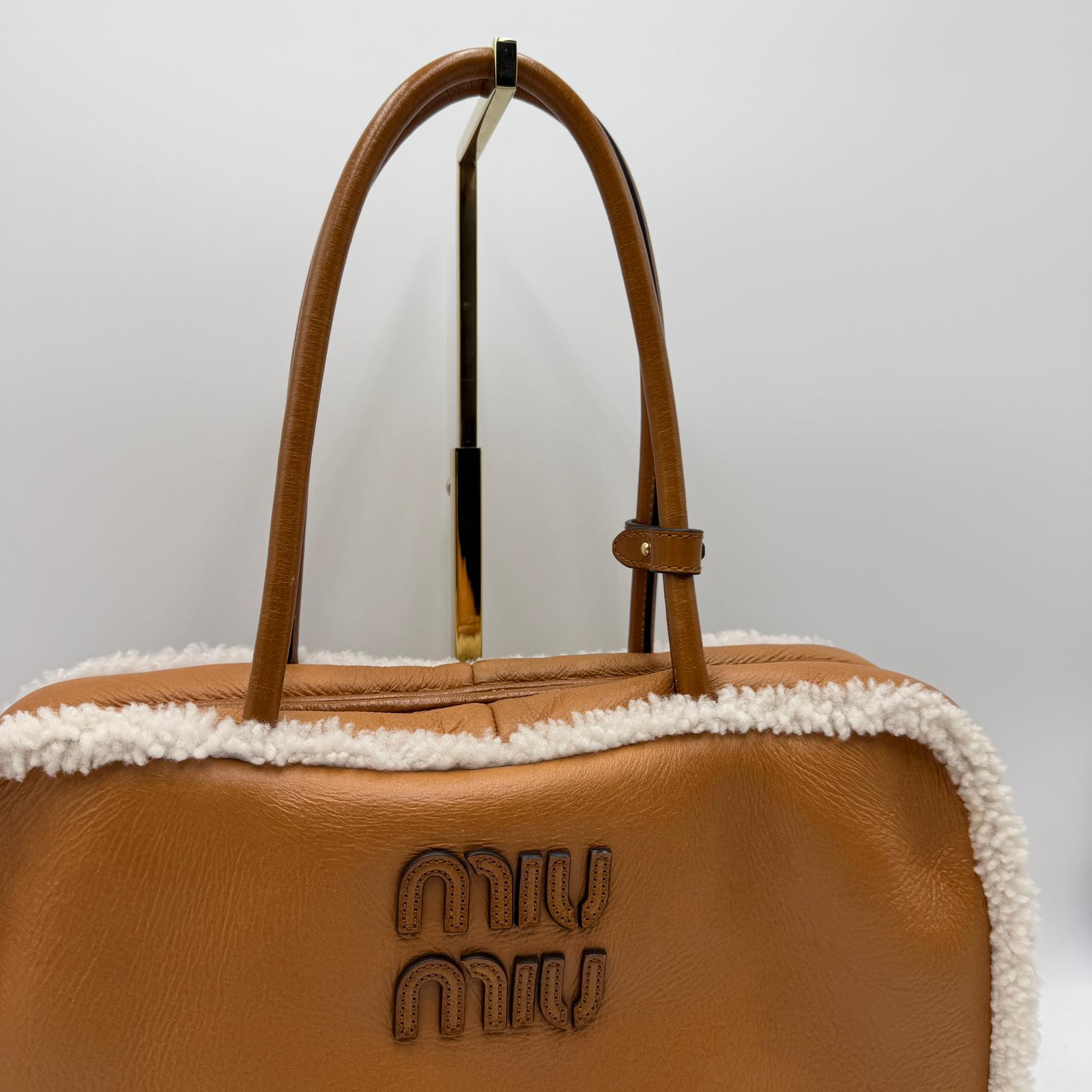 Miu Miu Beau Shearling Large