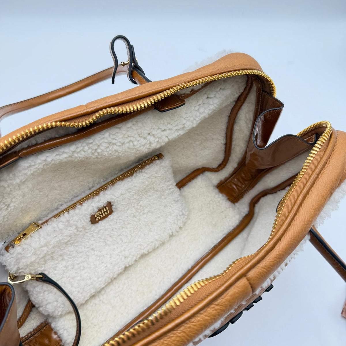Miu Miu Beau Shearling Large