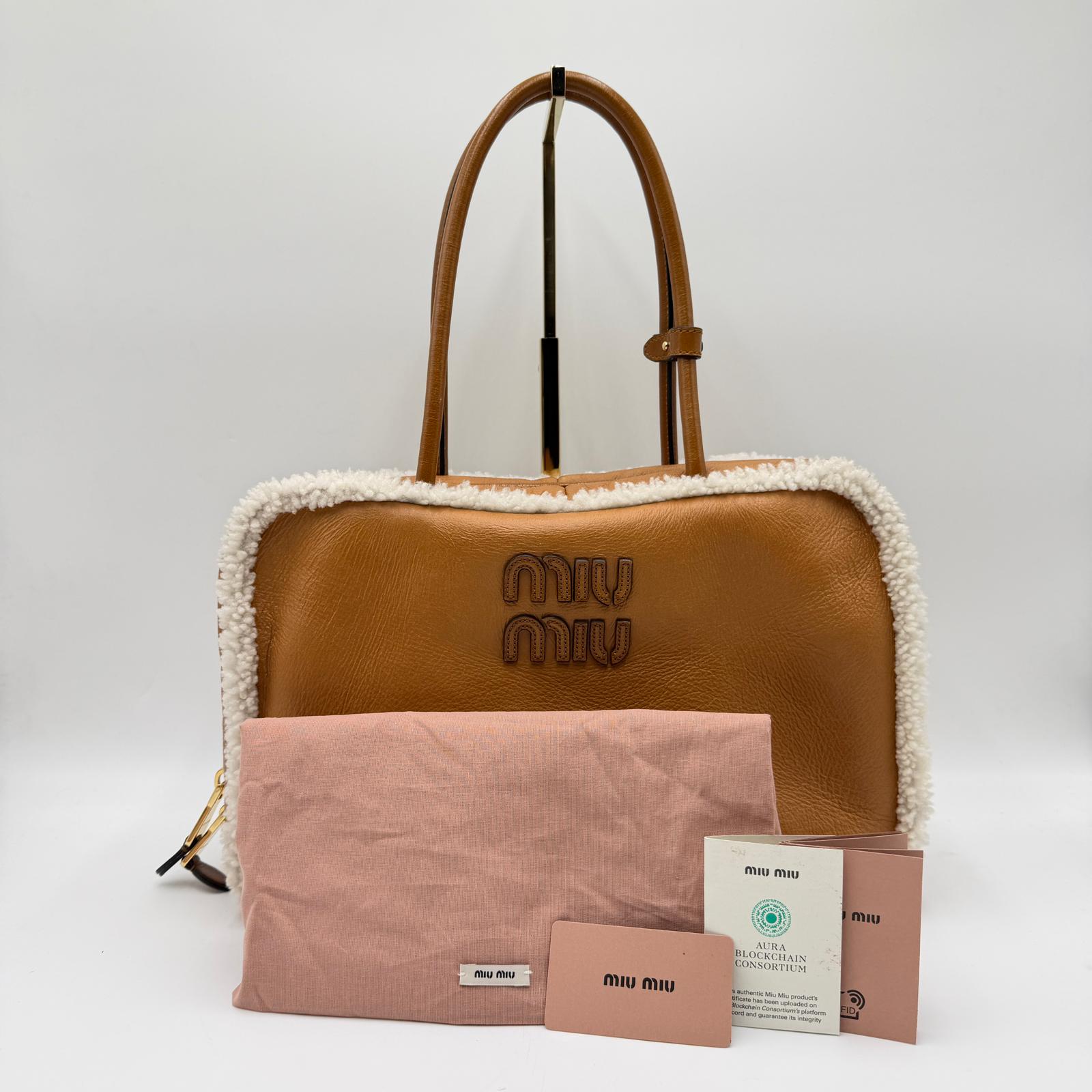 Miu Miu Beau Shearling Large