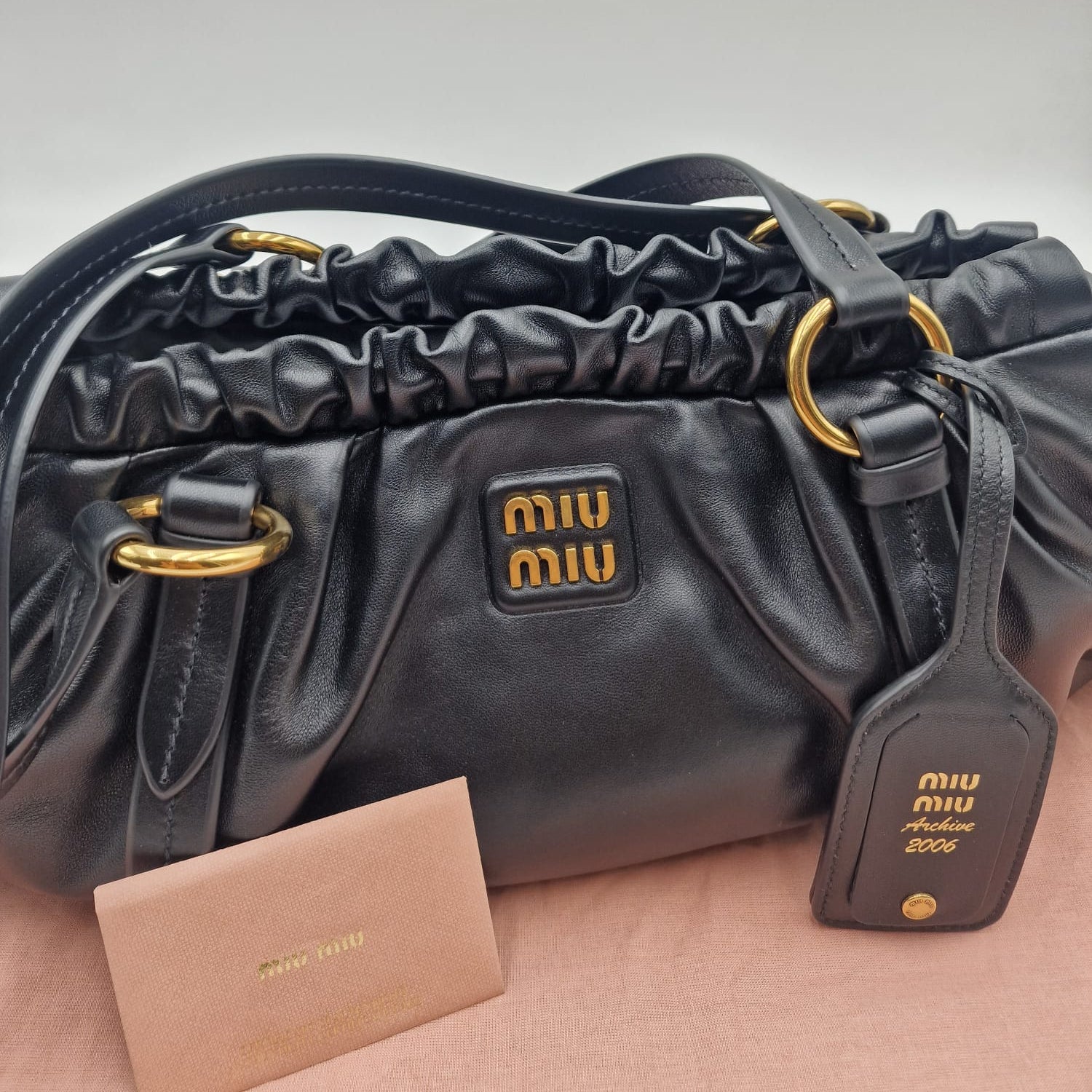 Miu Miu Joie Nappa Bag