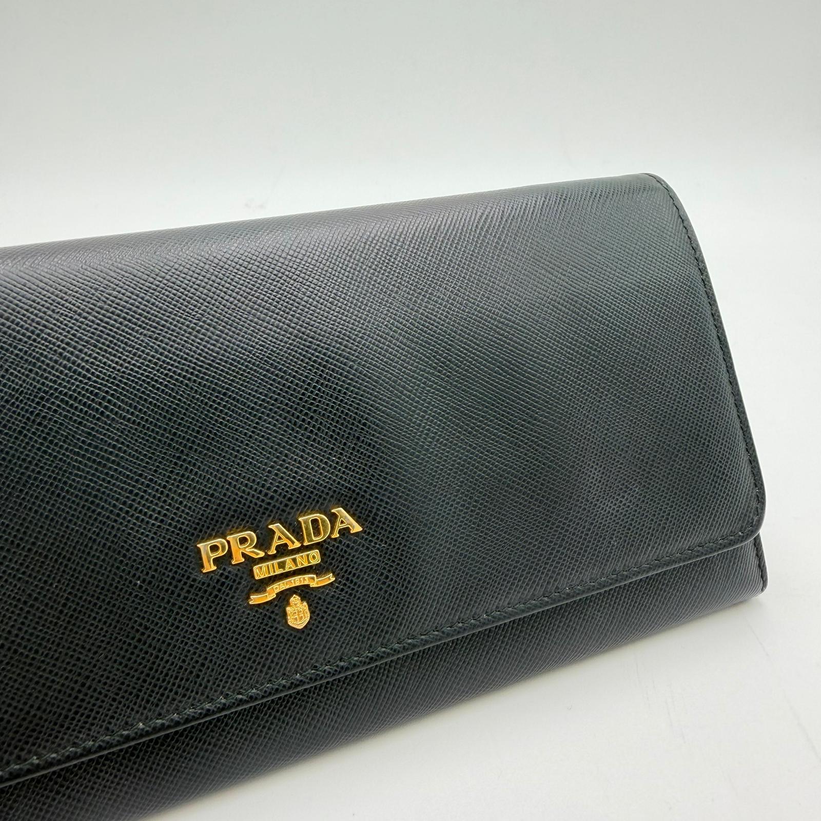 Prada Saffiano Wallet On Chain