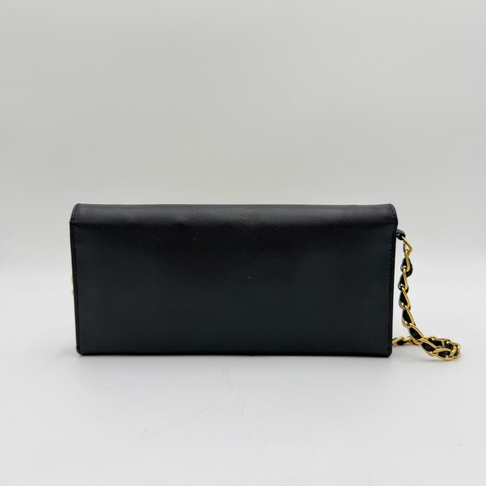 Prada Saffiano Wallet On Chain