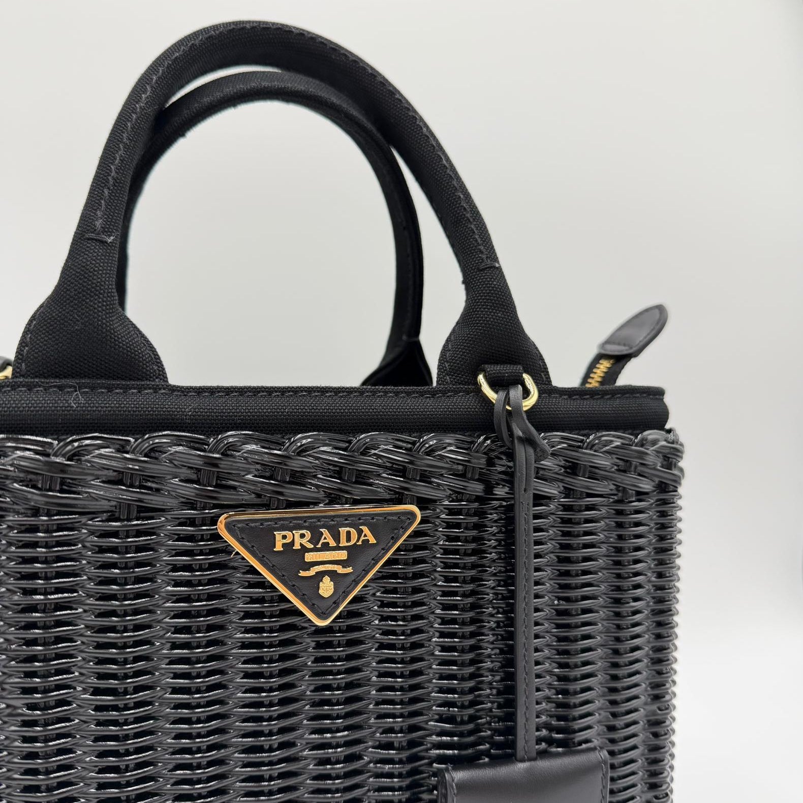 Prada Wicker Basket Bag