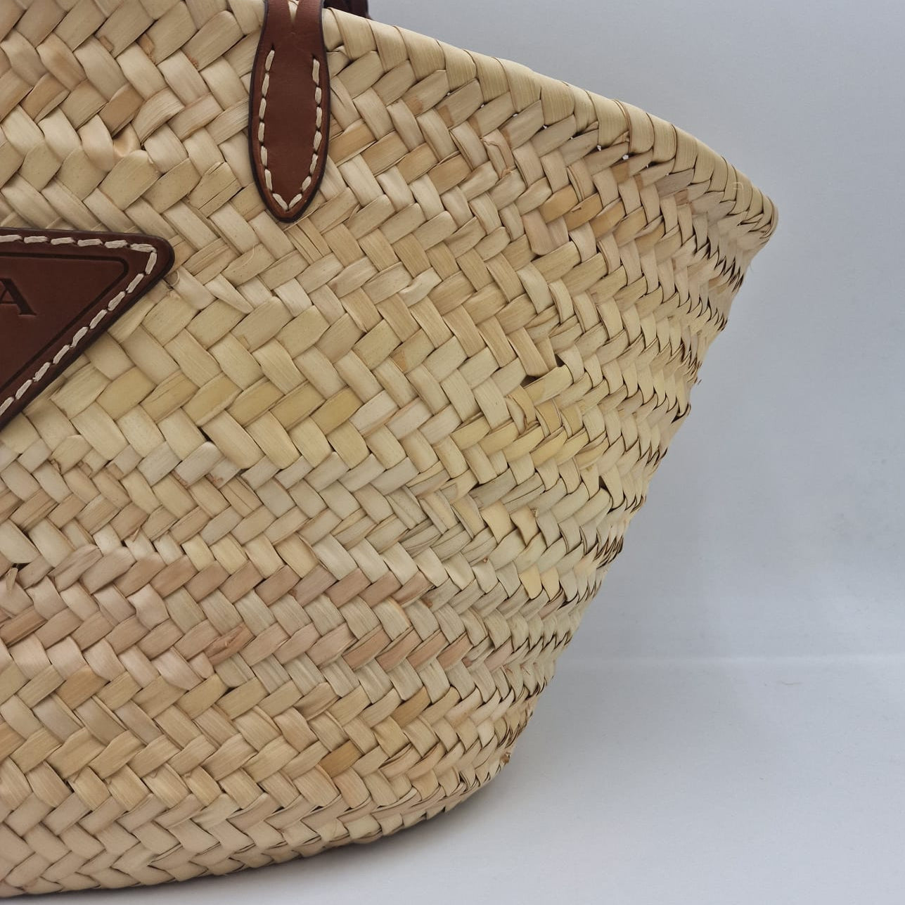 Prada Rafia Basket