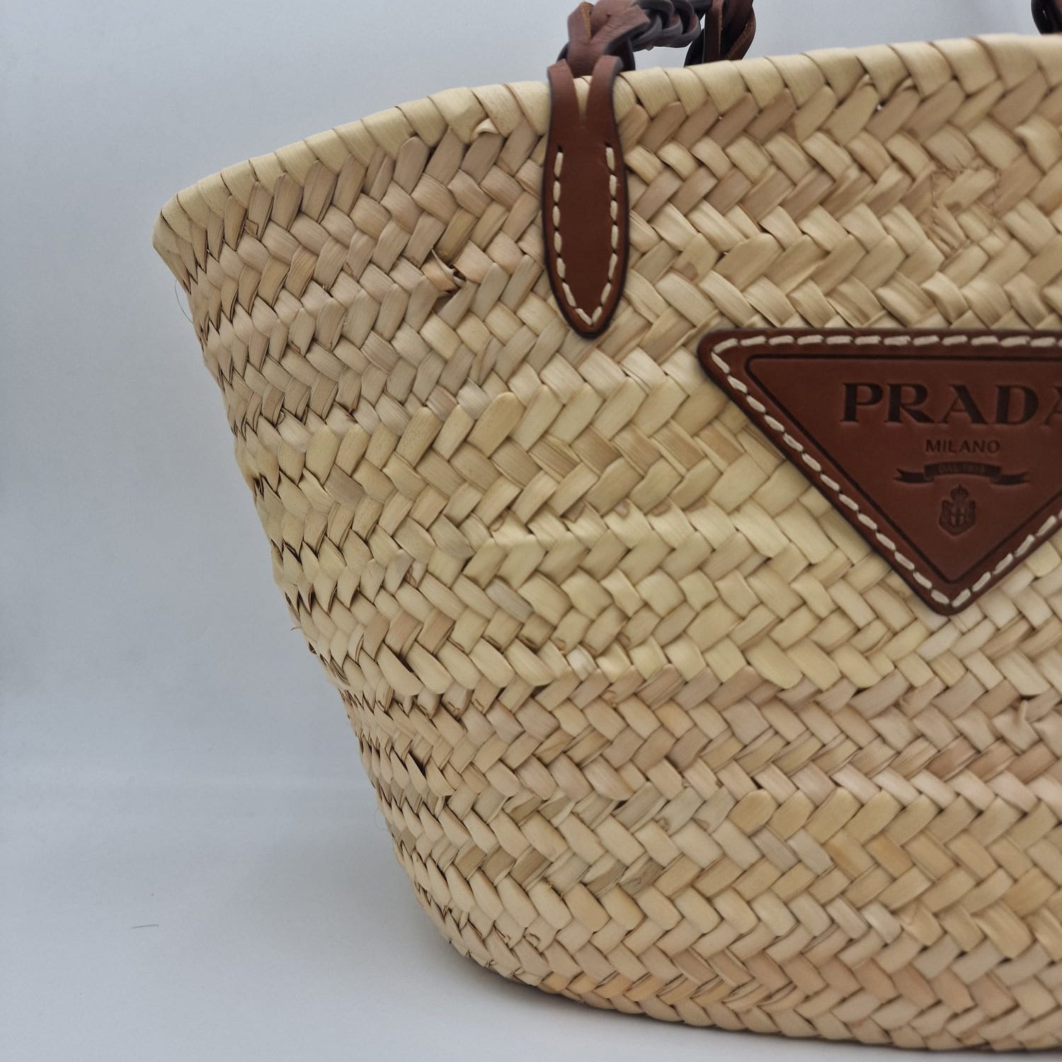 Prada Rafia Basket