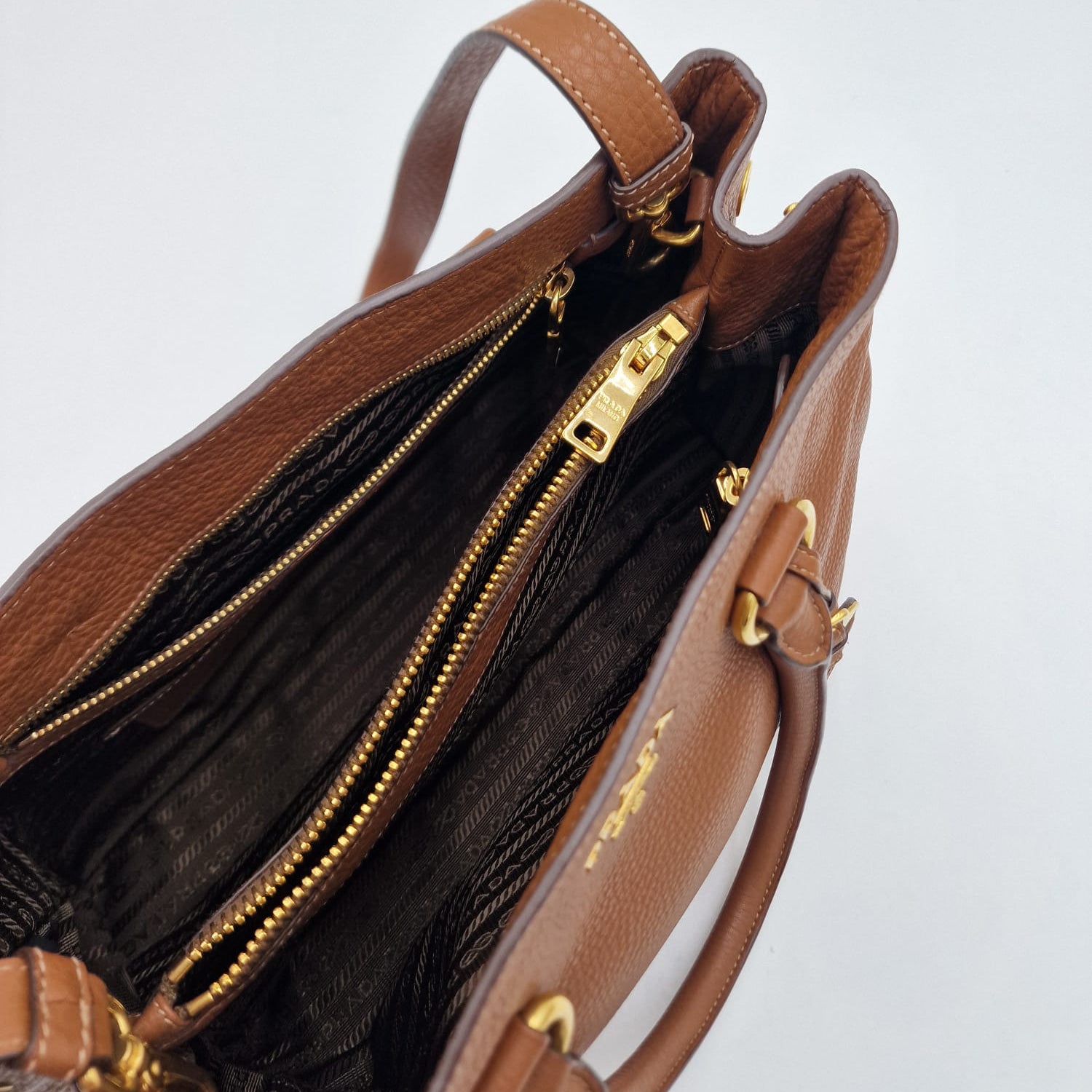 Prada Daino Vitello Tote