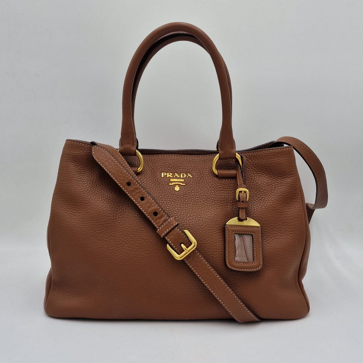 Prada Daino Vitello Tote