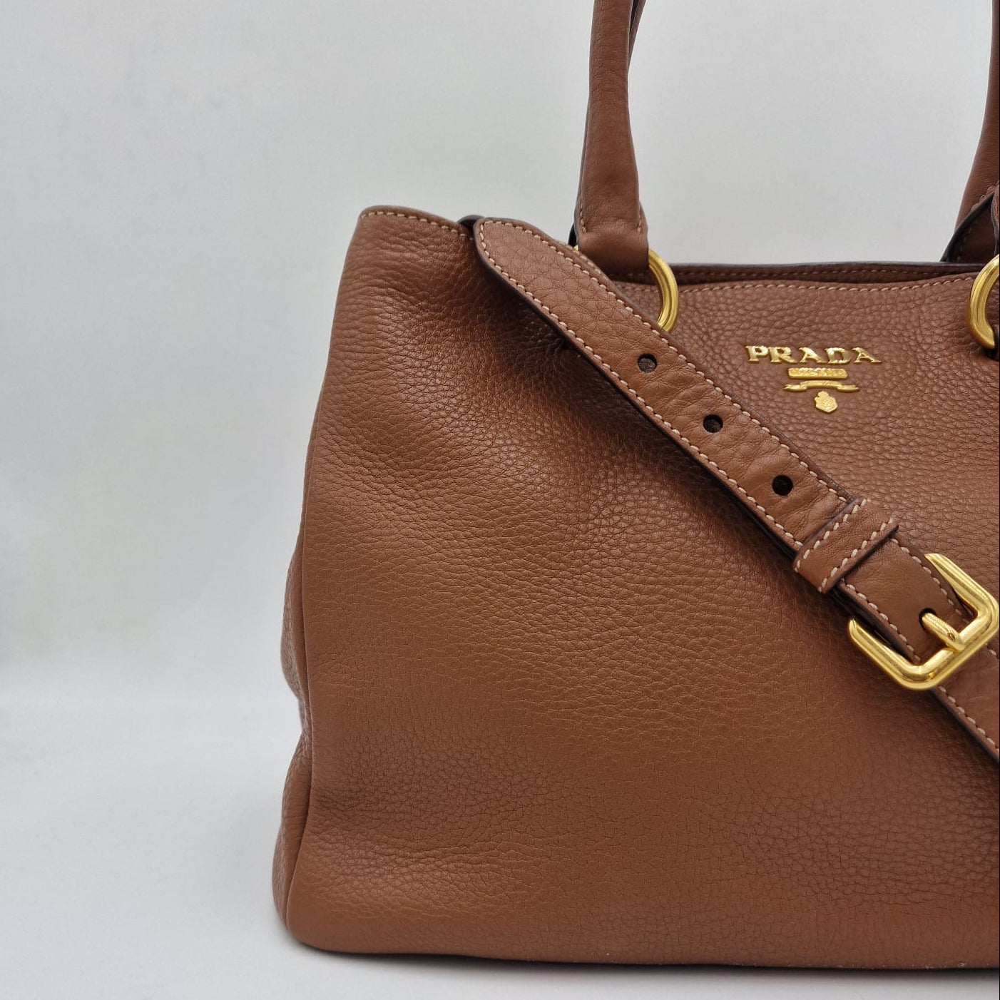 Prada Daino Vitello Tote