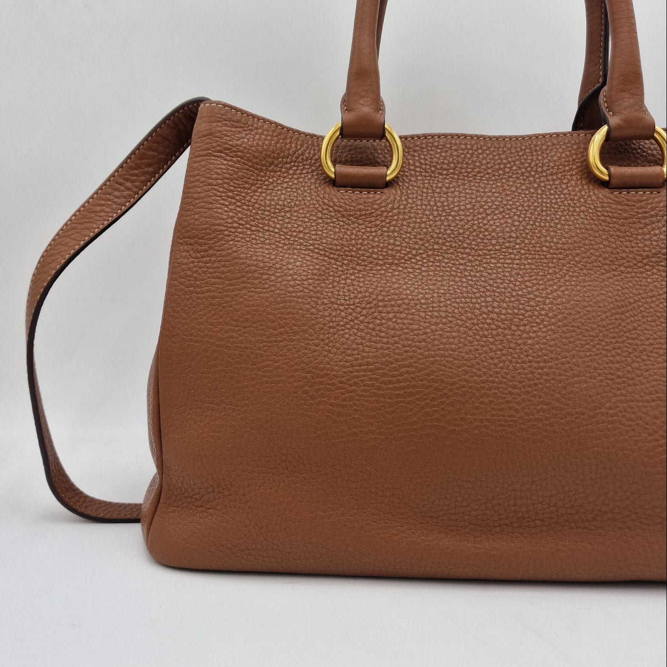 Prada Daino Vitello Tote