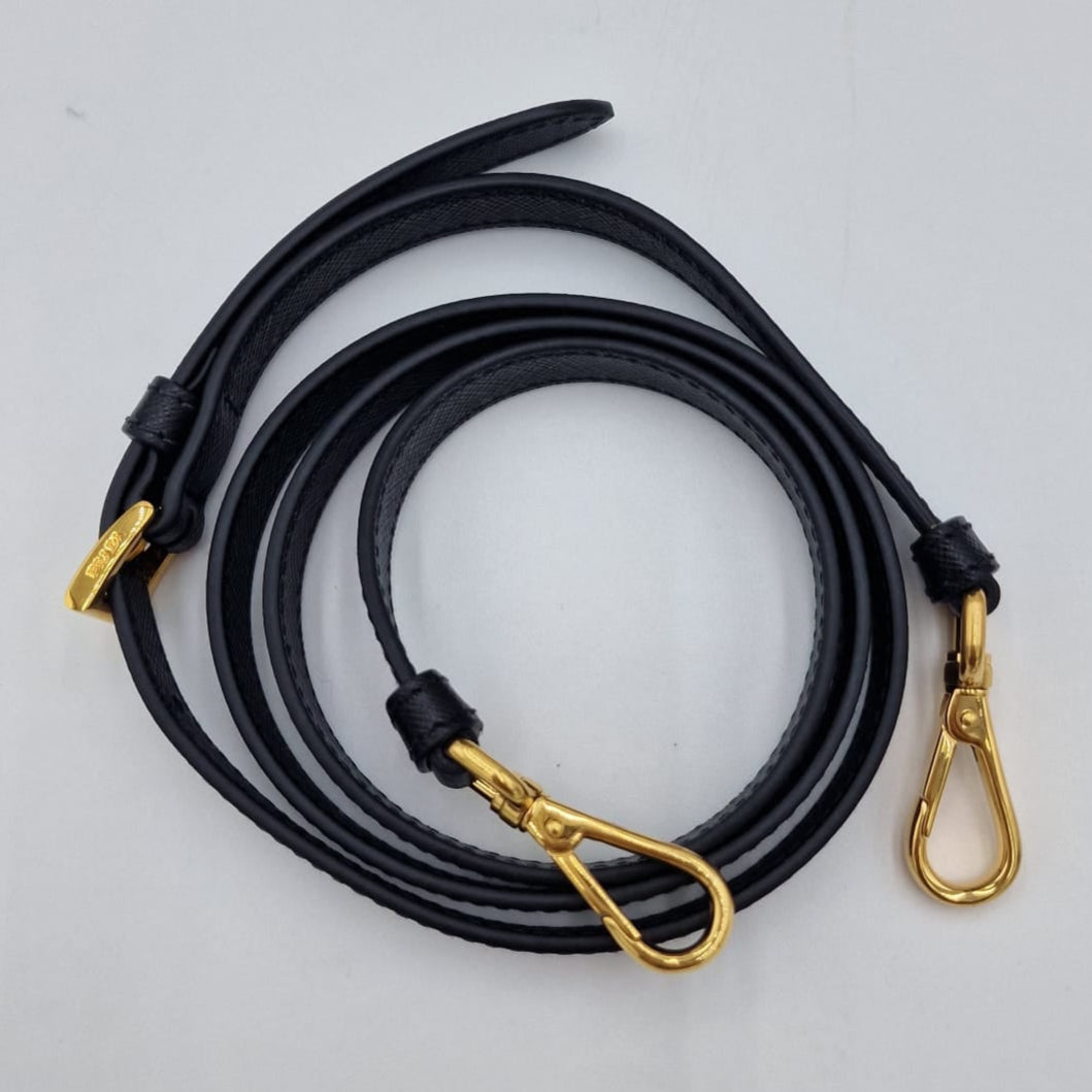 Prada Galleria Saffiano Cuero Medio Negro