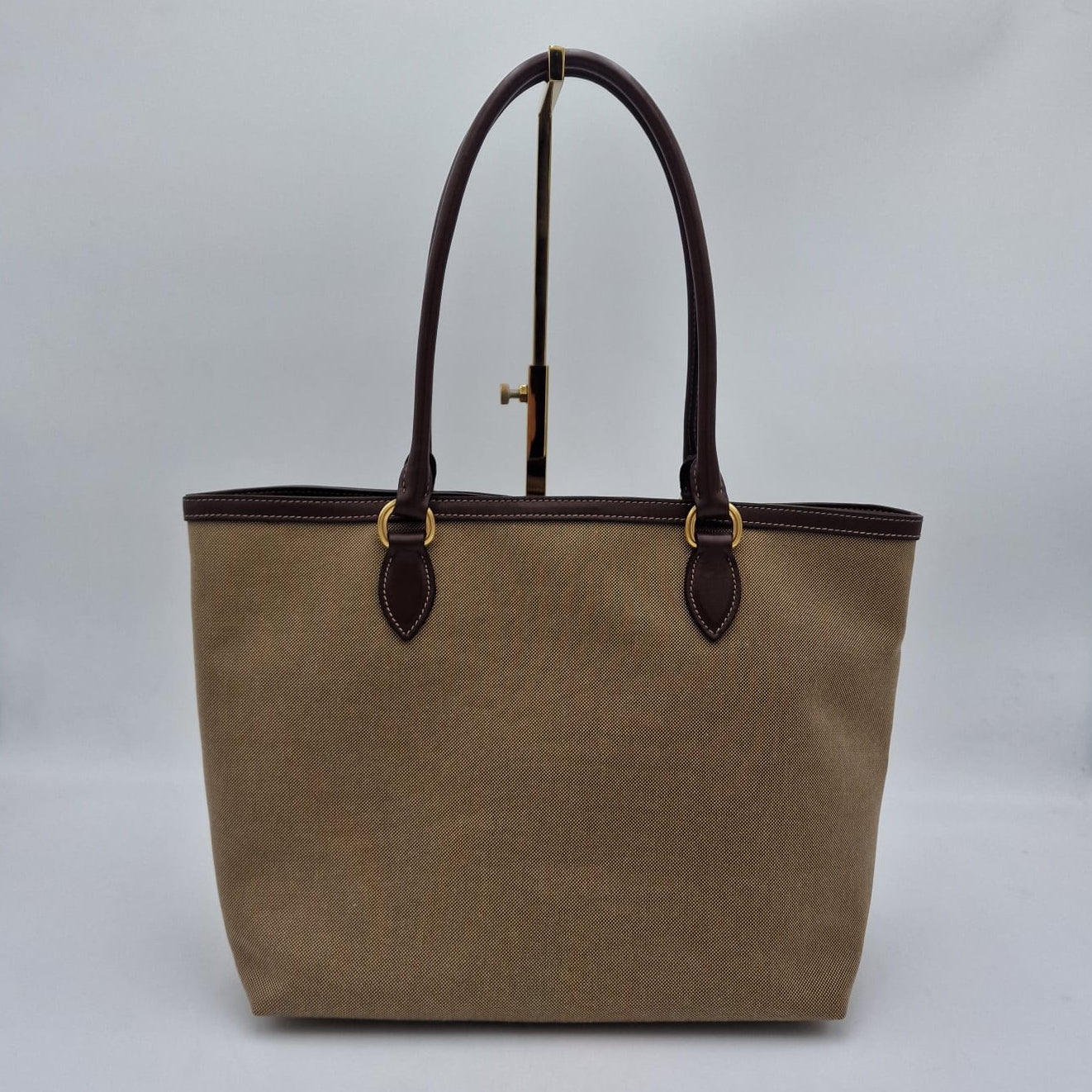 Prada Logo Canvas Tote