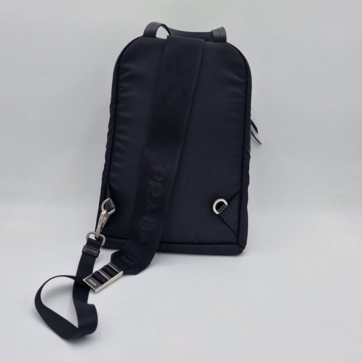Prada Re-Nylon Saffiano Leather Backpack