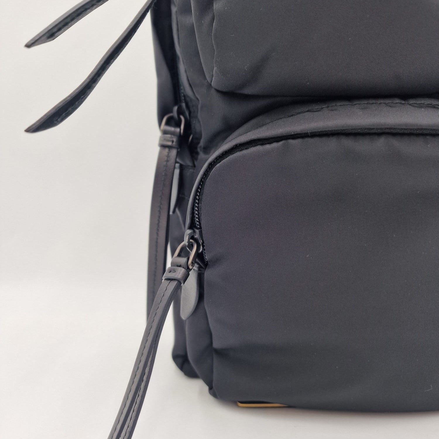 Prada Re-Nylon Saffiano Leather Backpack
