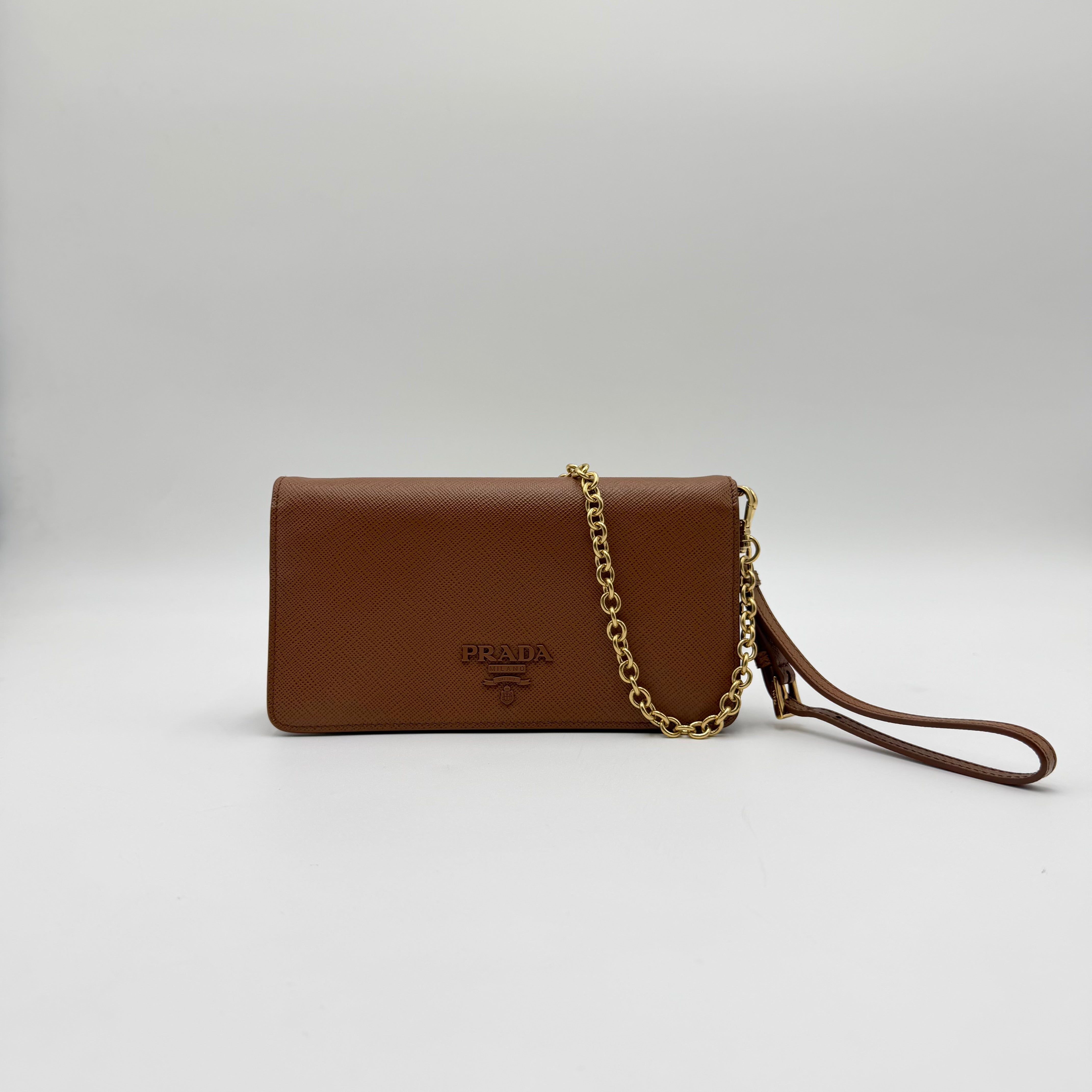Prada Saffiano Clutch Bag