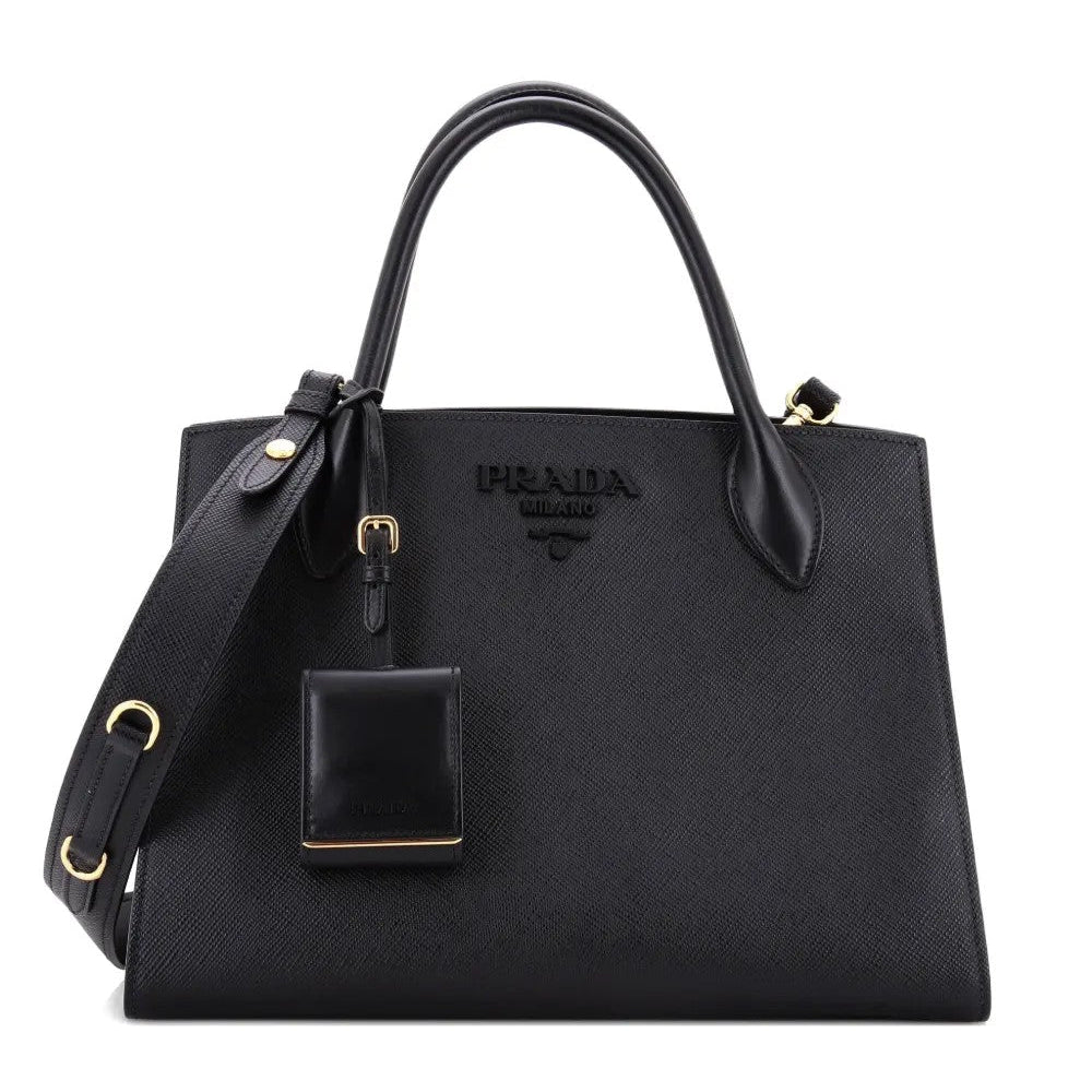 Prada Monochrome Saffiano Tote