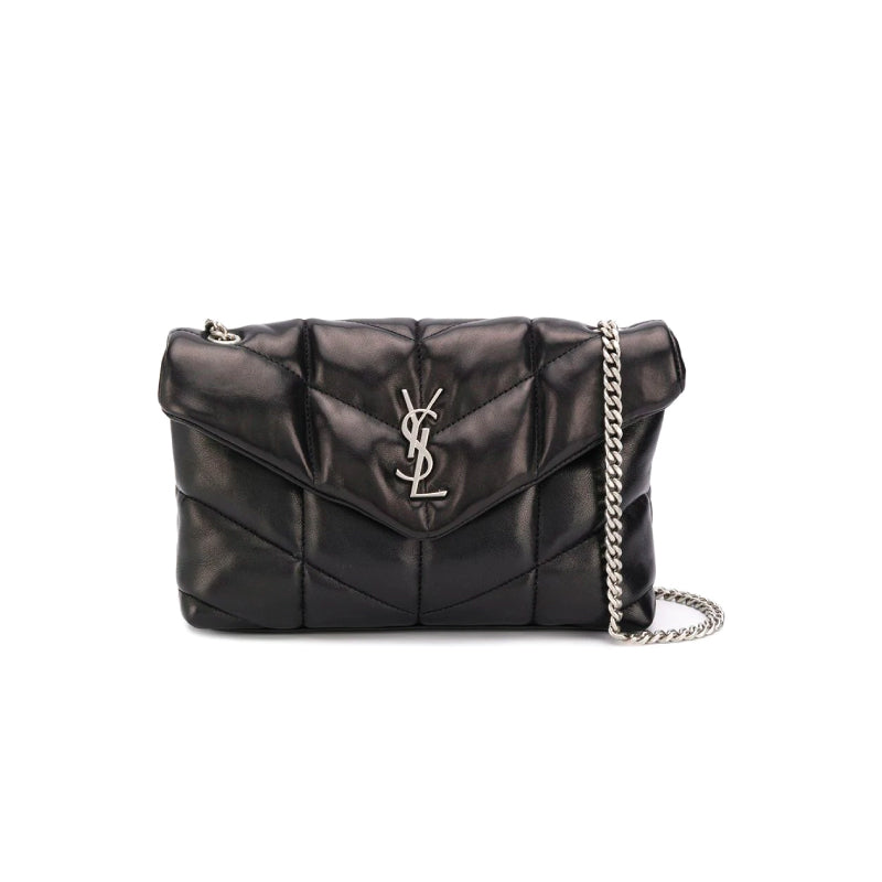 Saint Laurent Loulou Puffer Small Black