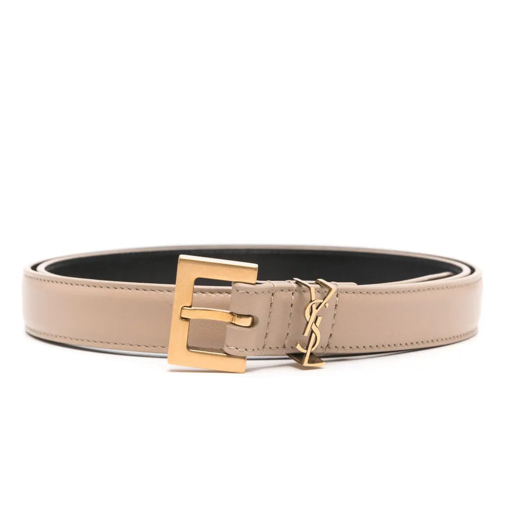 Saint Laurent Cassandre Thin Belt