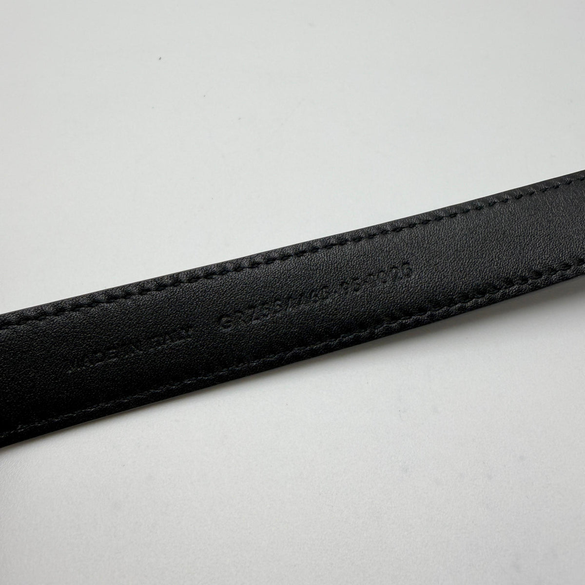 Saint Laurent Cassandre Thin Belt