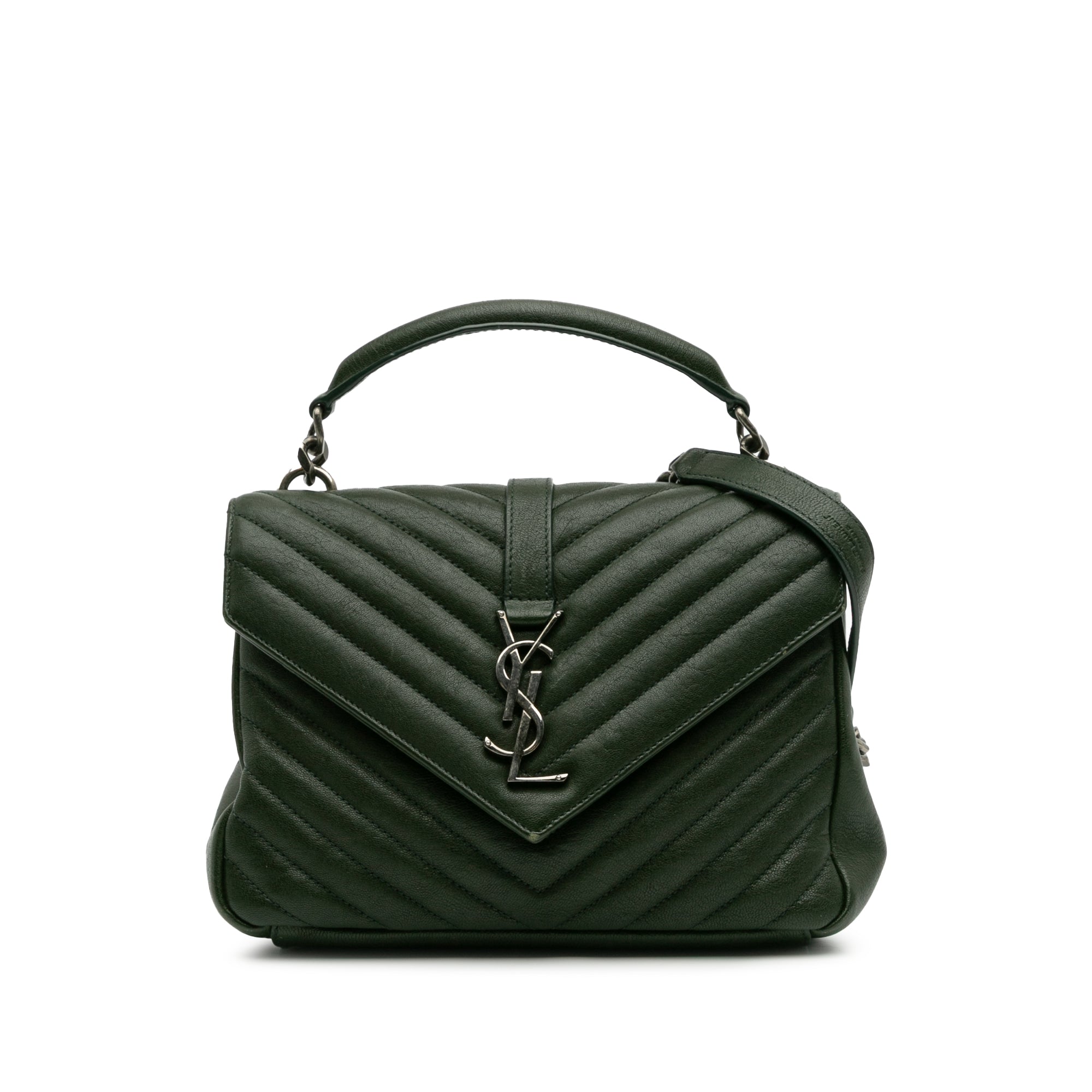 Saint Laurent College Green Bag
