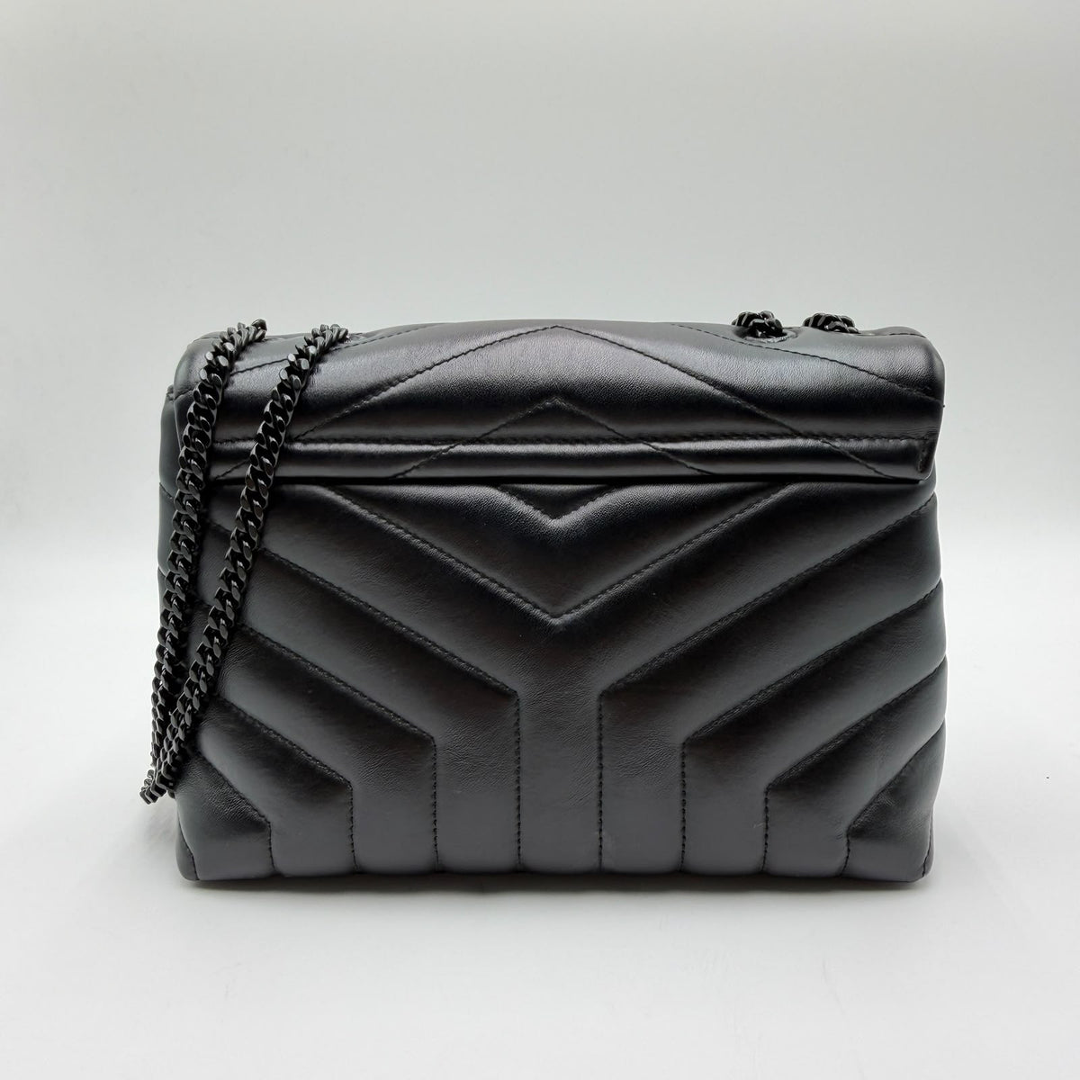 Saint Laurent Loulou Small Black Hardware