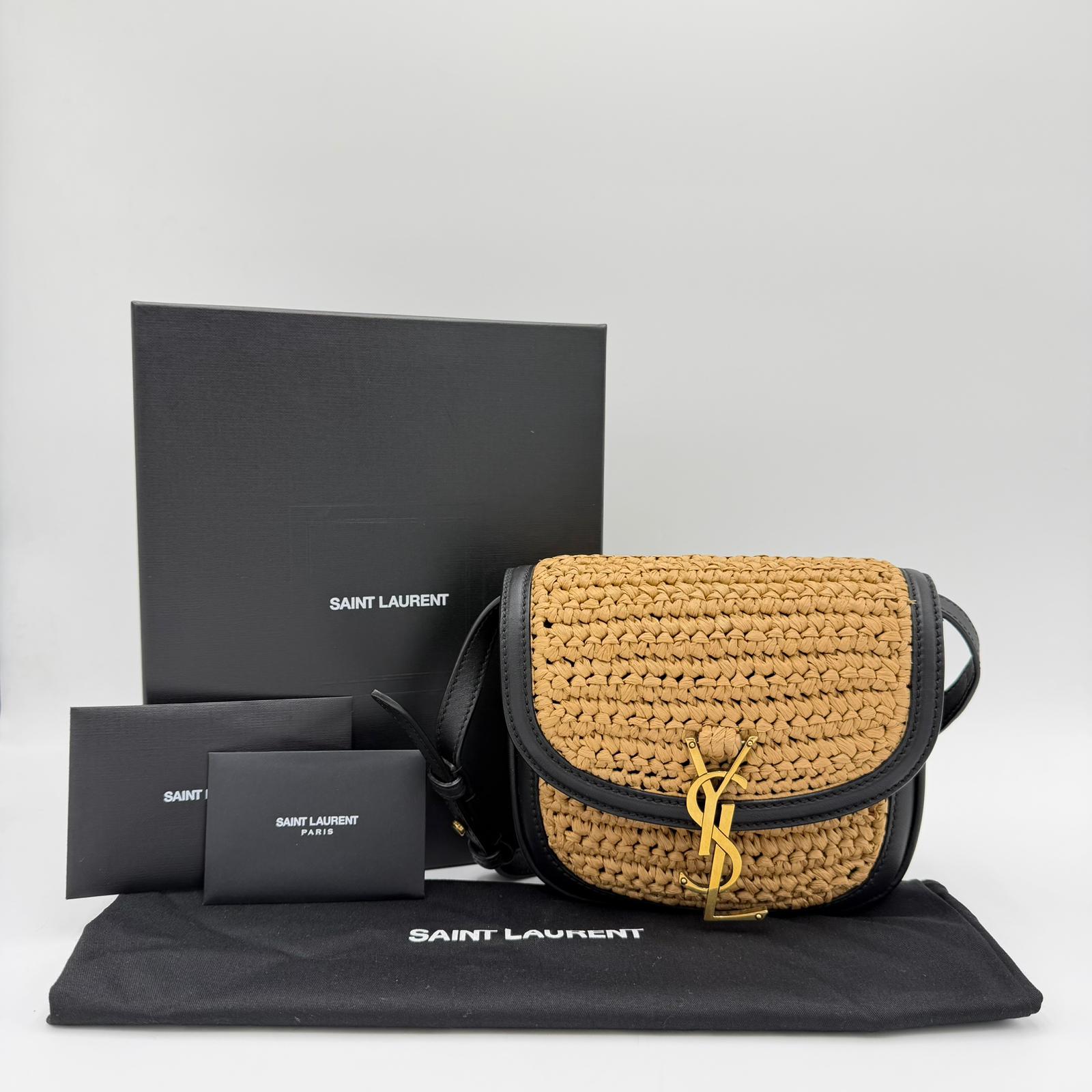 Saint Laurent  Rafia Small Tote