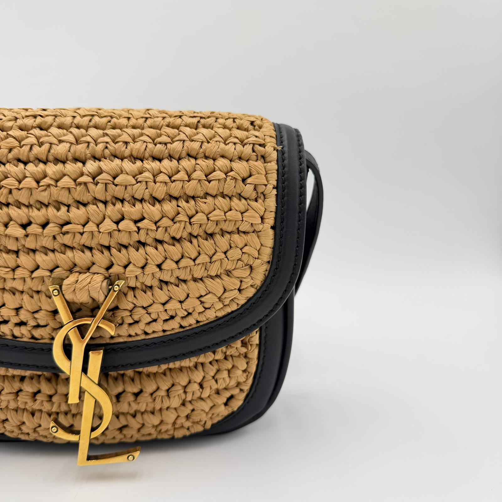 Saint Laurent  Rafia Small Tote