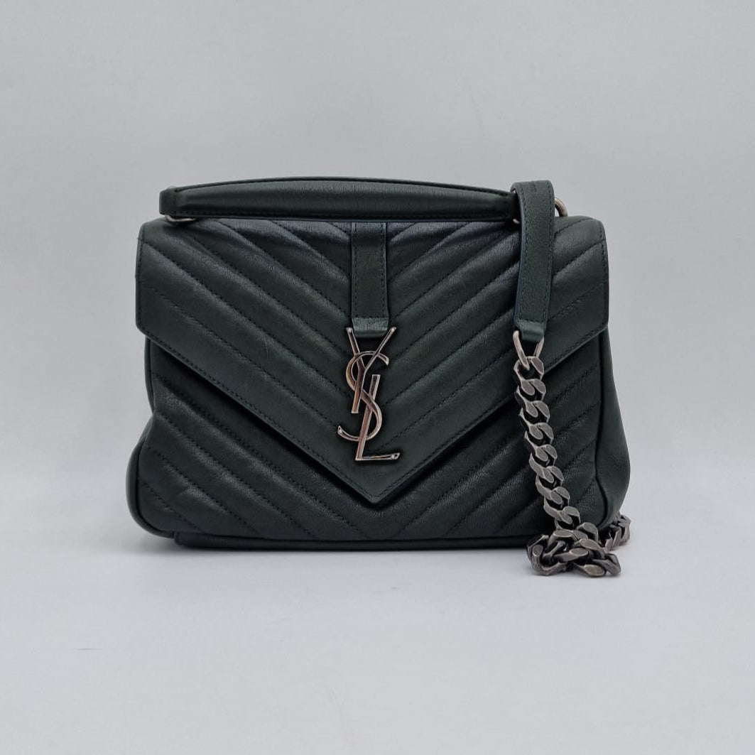 Saint Laurent College Green Bag