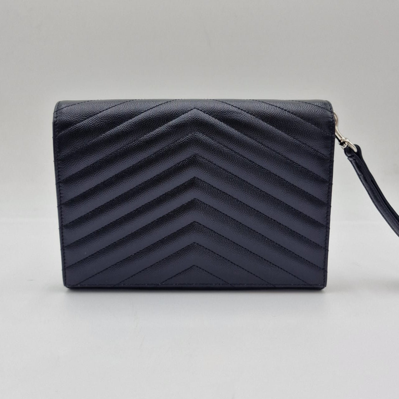 Saint Laurent New Pouch Monogram Clutch