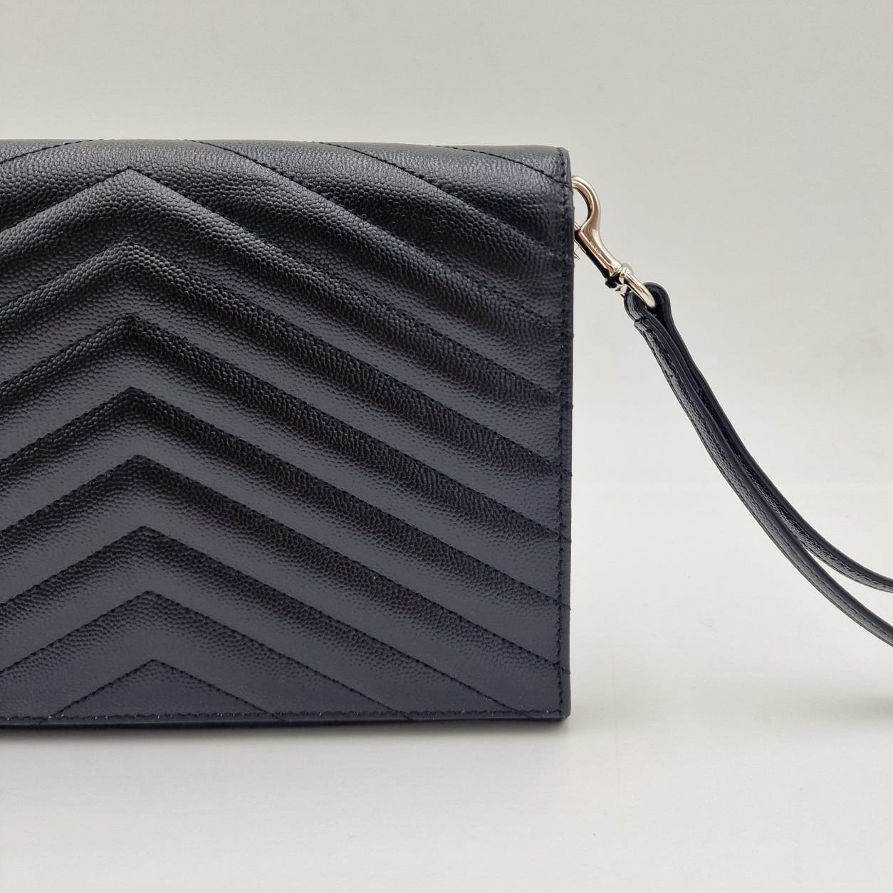 Saint Laurent New Pouch Monogram Clutch