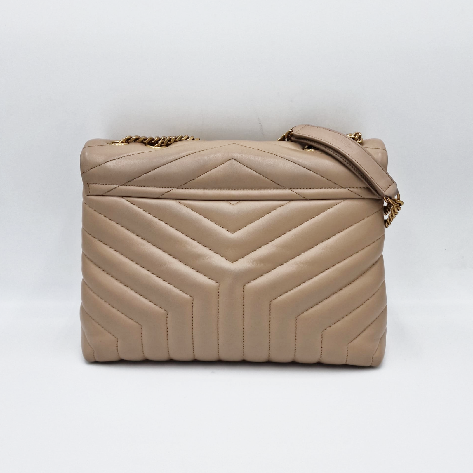 Saint Laurent Loulou Medium Beige