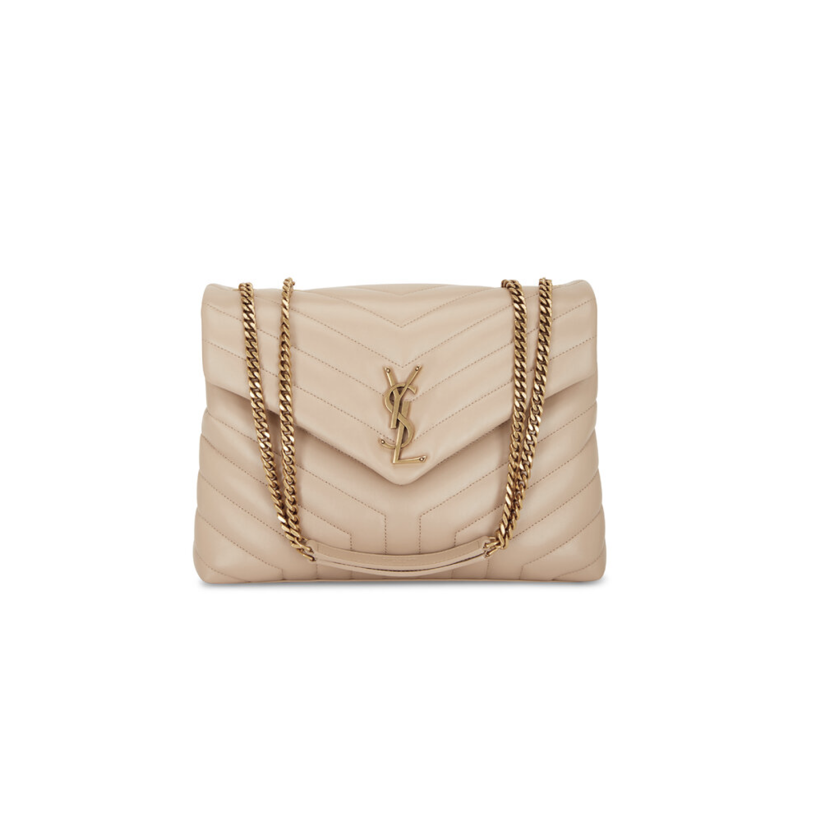 Saint Laurent Loulou Medium Beige