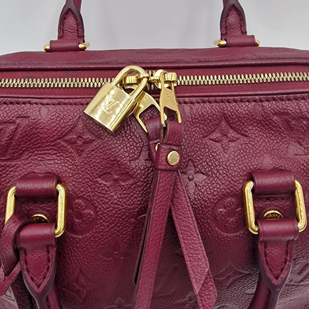 Louis Vuitton Speedy 25 Bandouliere Empreinte Monogram