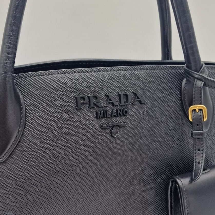 Prada Monochrome Saffiano Tote