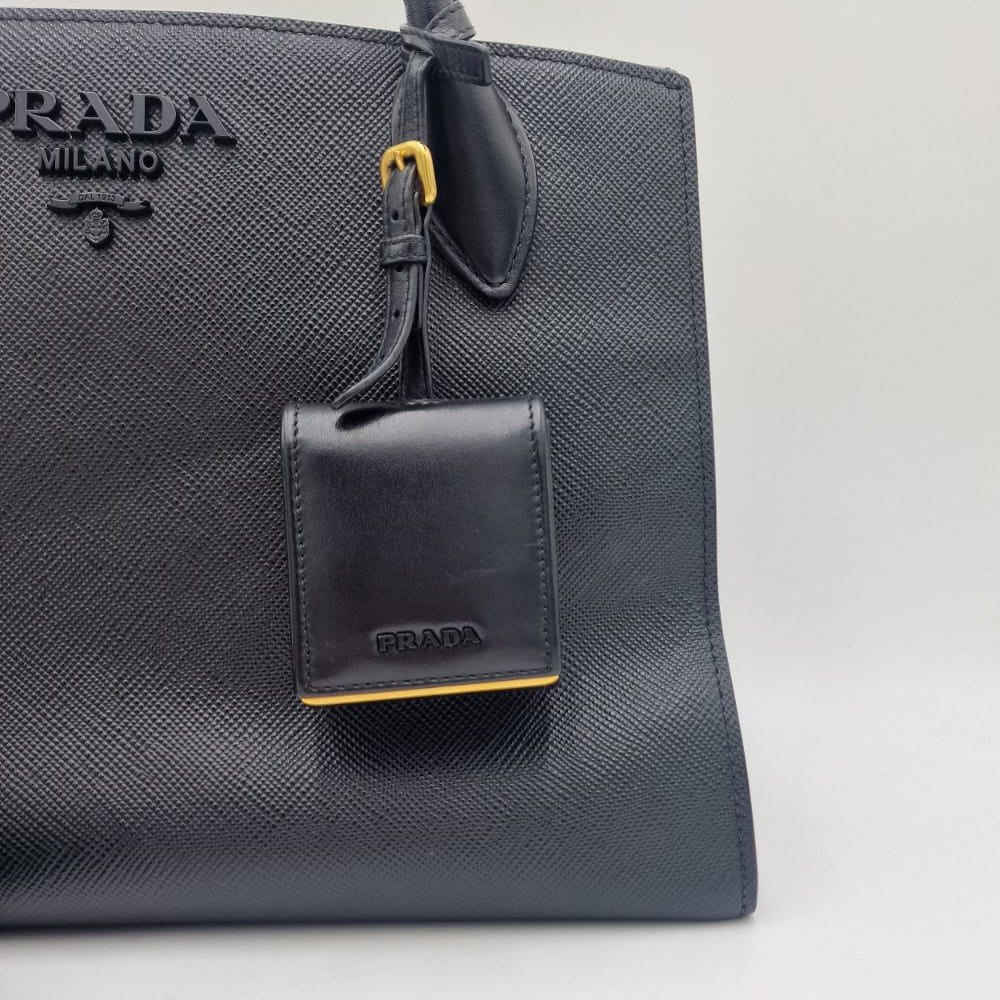 Prada Monochrome Saffiano Tote
