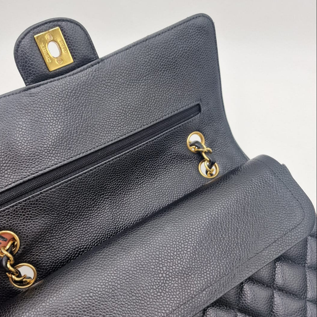 Chanel Classic 11.12 Caviar Medium Double Flap