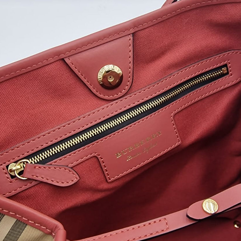 Burberry Haymarket Tote