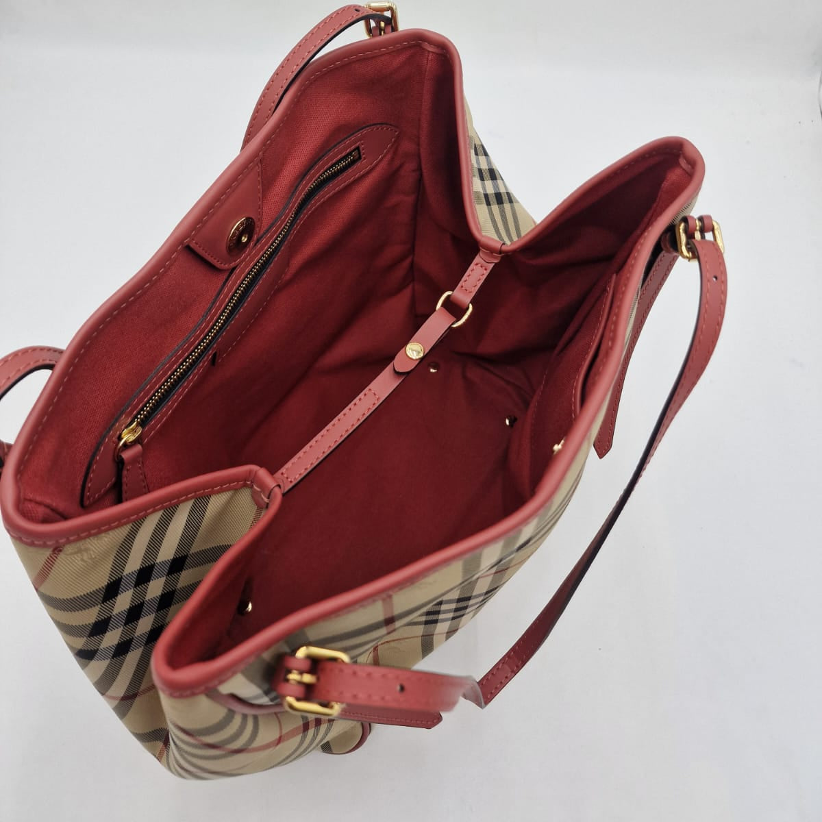 Burberry Haymarket Tote