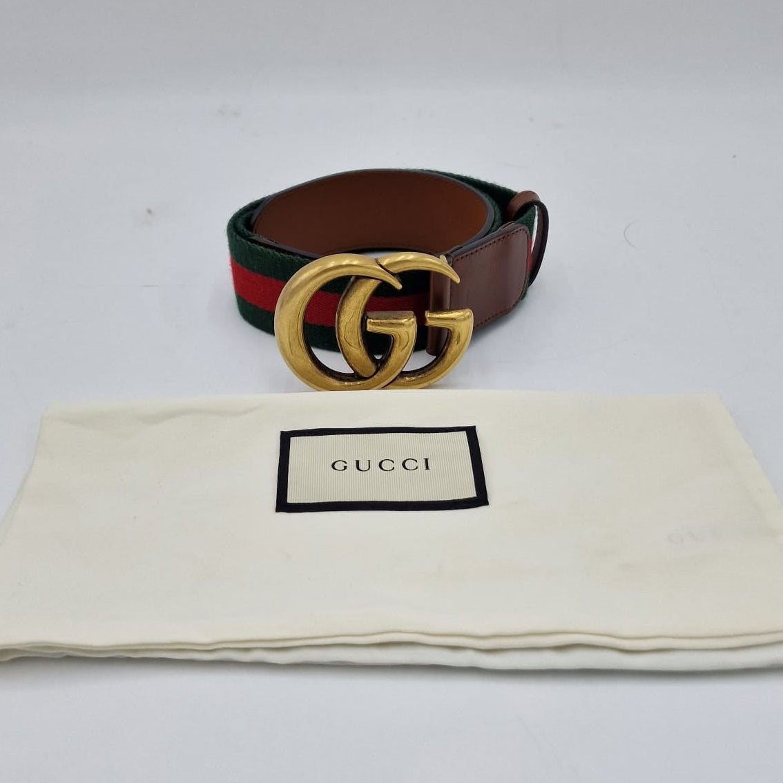 Gucci GG WEB Wide Belt