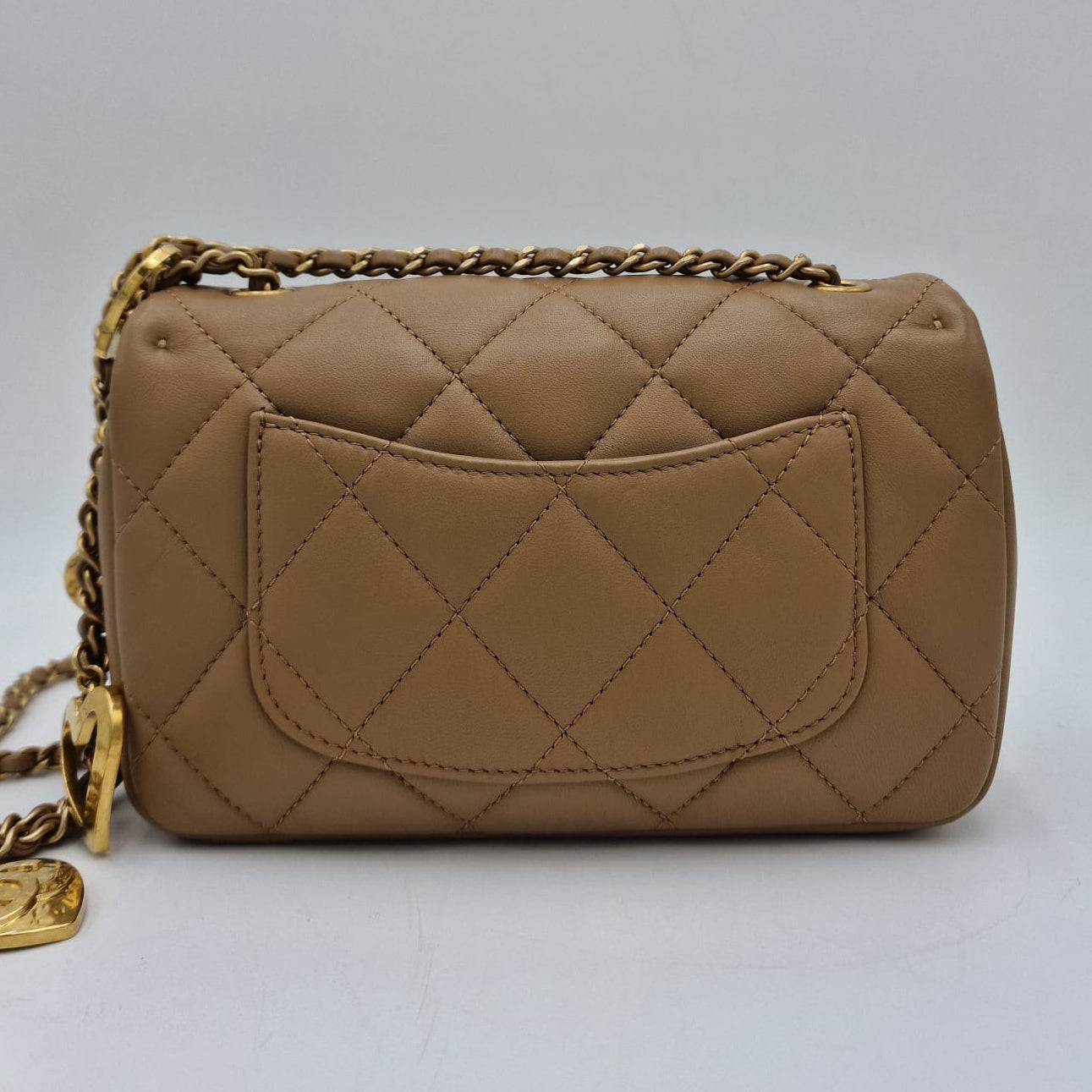 Chanel Mini Rectangular Heart Charms Flap Bag