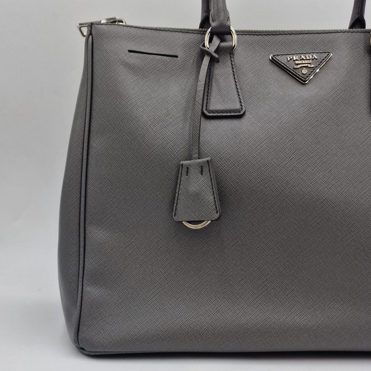 Prada Galleria Bolso De Piel Saffiano Rosa