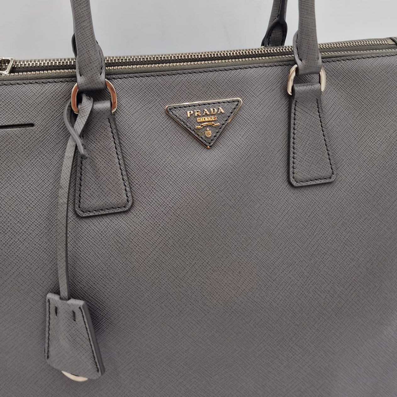 Prada Galleria Bolso De Piel Saffiano Rosa