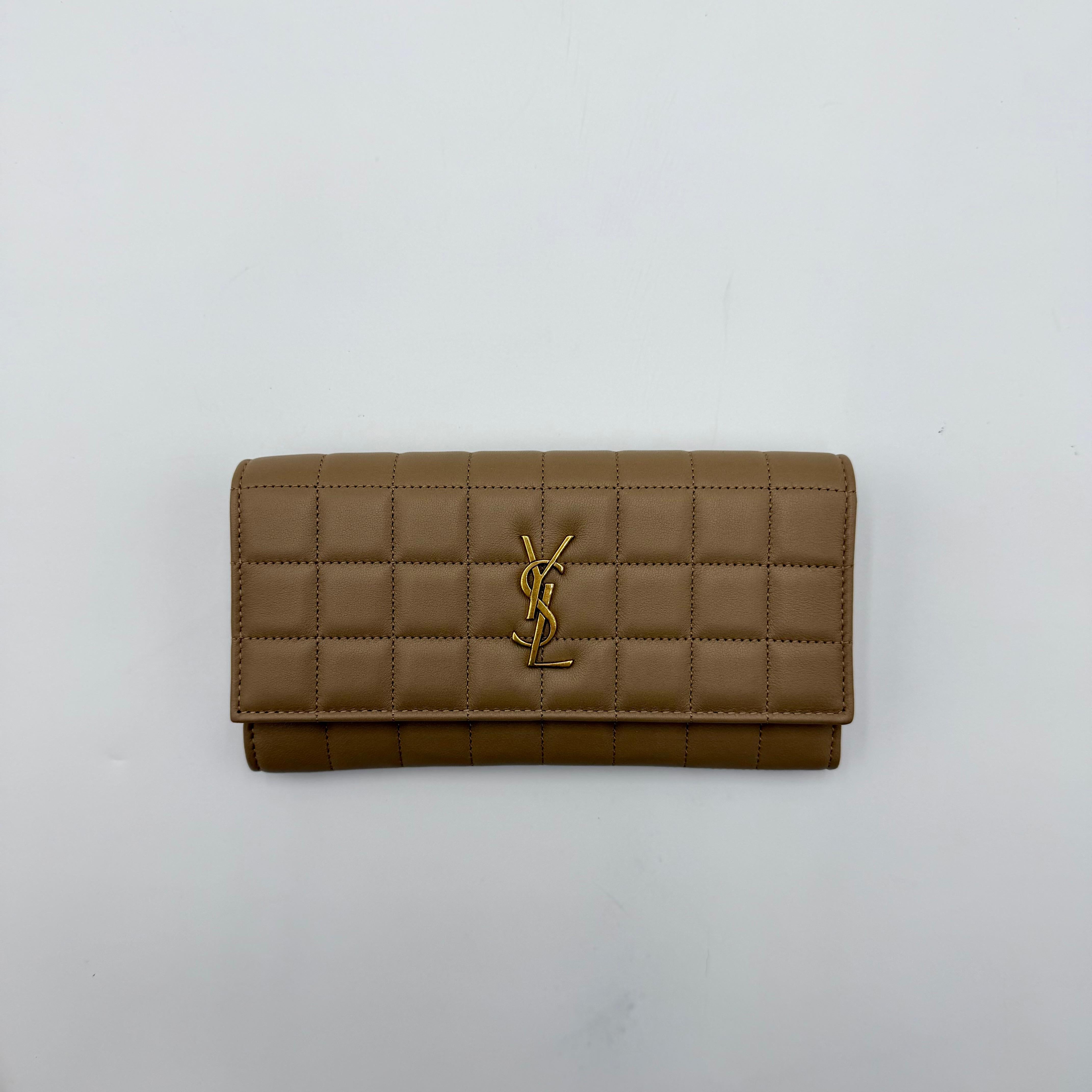 Saint Laurent Cassandre Matelassé Wallet