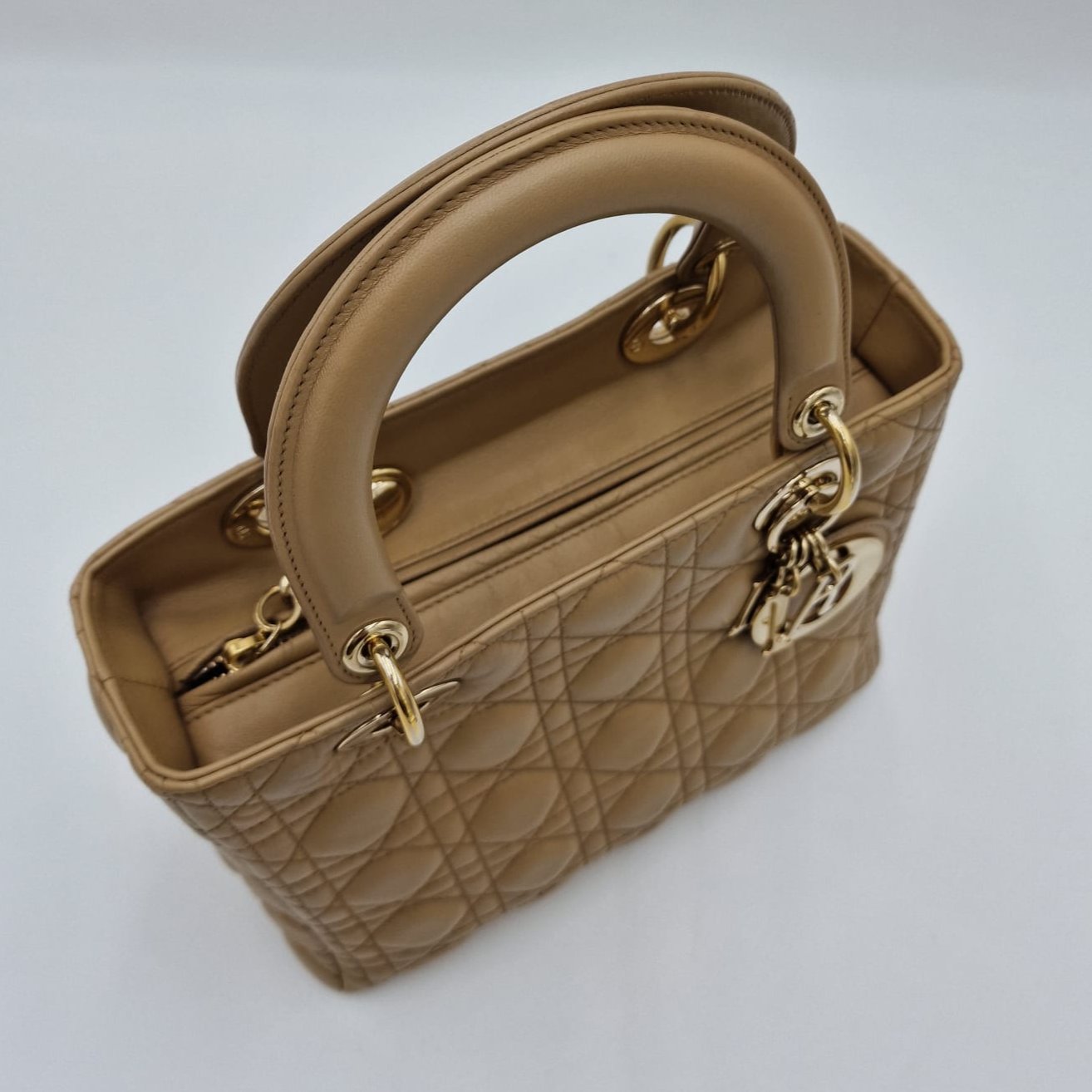 Dior Lady Medium Beige bag