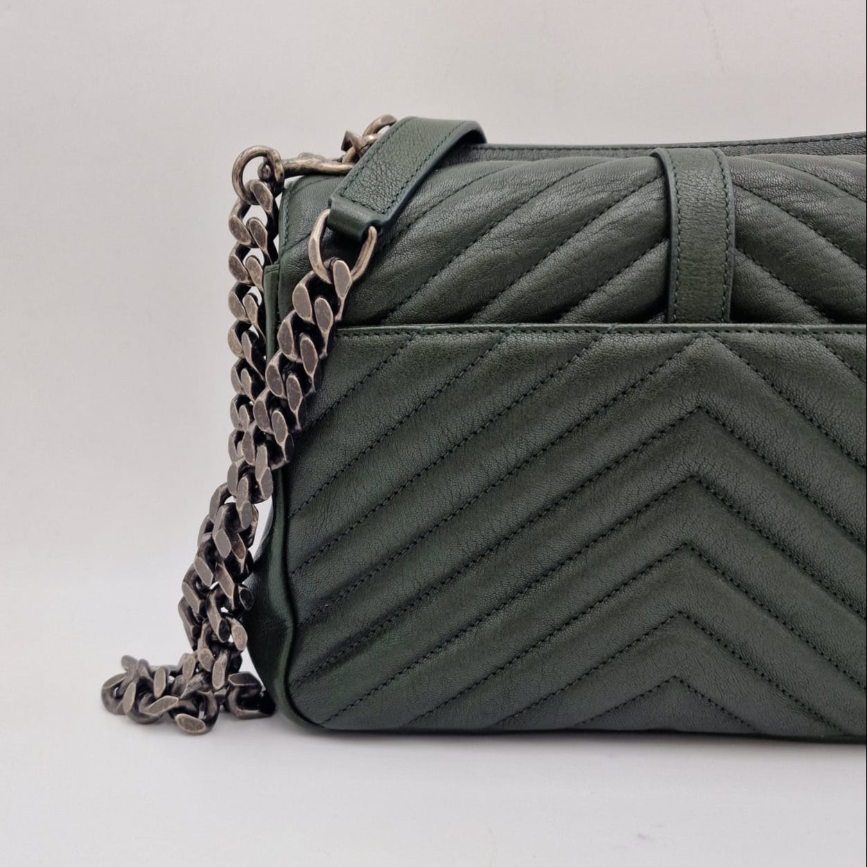 Saint Laurent College Green Bag