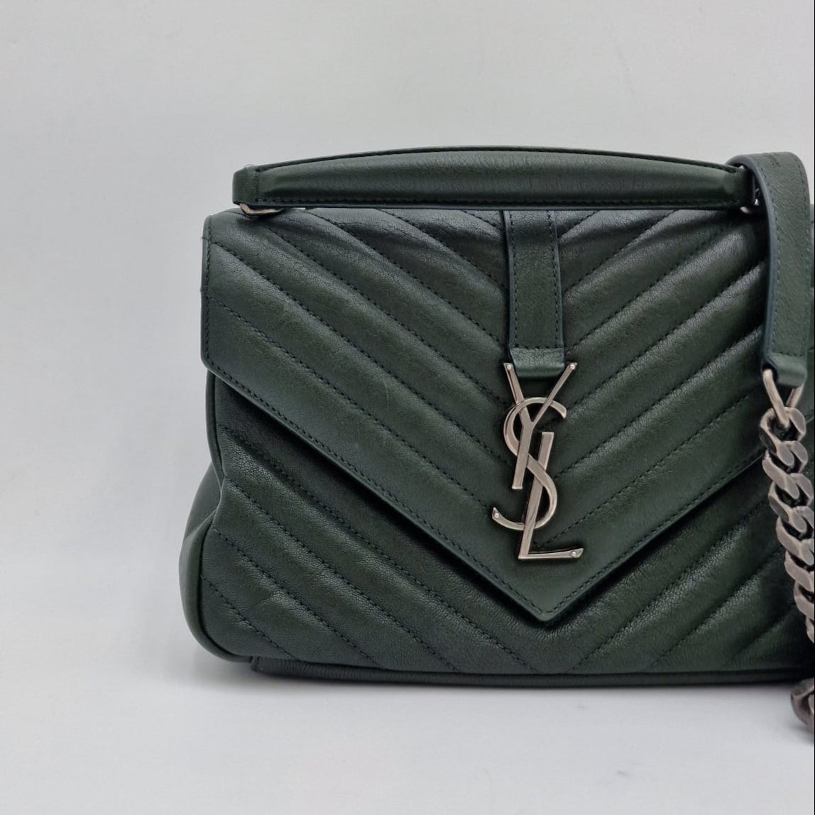 Saint Laurent College Green Bag