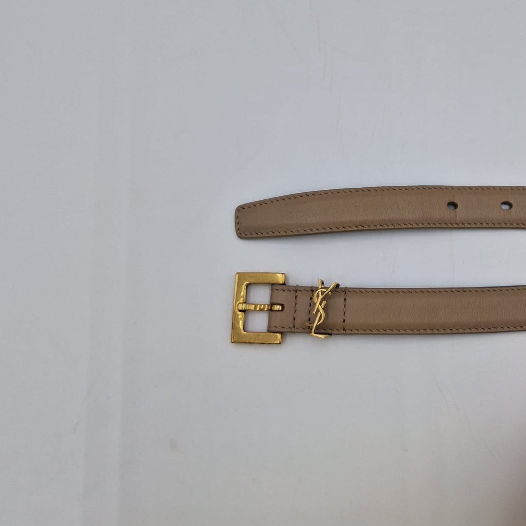 Saint Laurent Cassandre Thin Belt