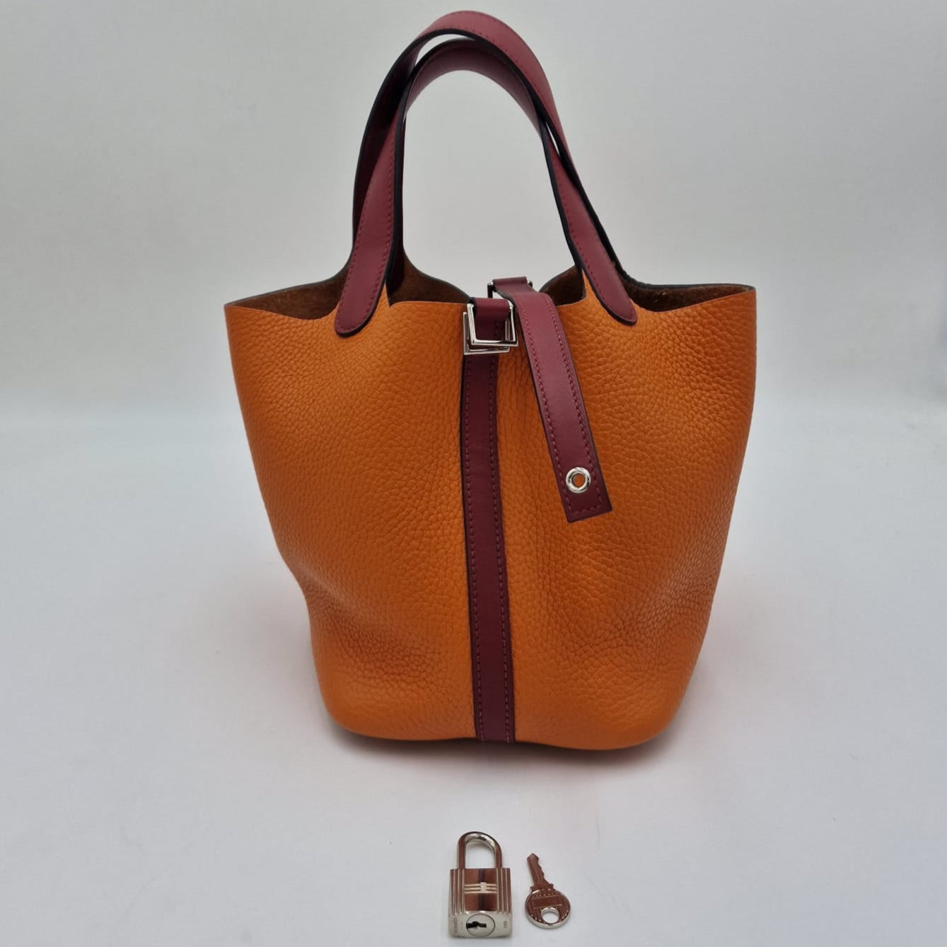 Hermès Picotin Clemence Bicolor Lock 18