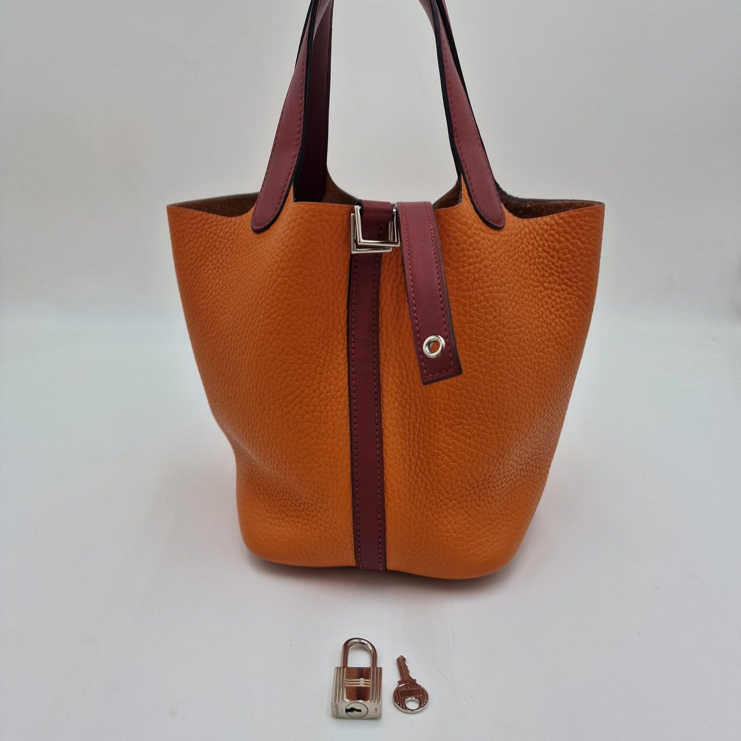 Hermès Picotin Clemence Bicolor Lock 18