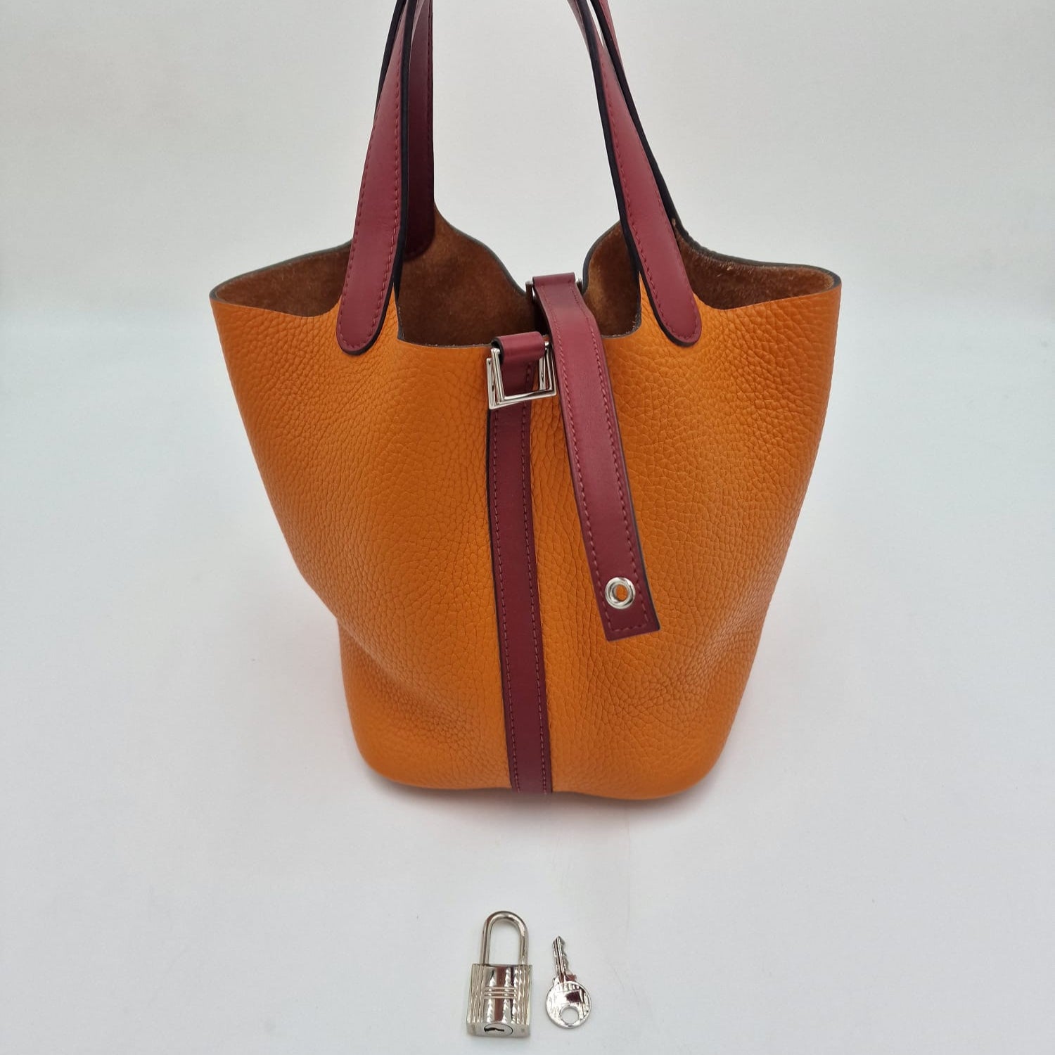 Hermès Picotin Clemence Bicolor Lock 18